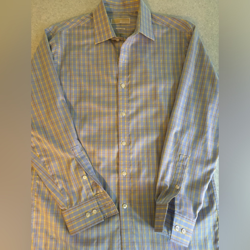 Michael Kors Button Down Shirt Non-Iron size 15 32/33 perfect condition.